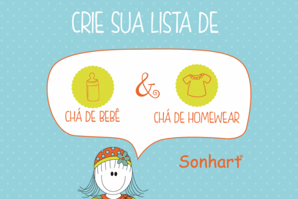 Chá de bebê e chá de homewear