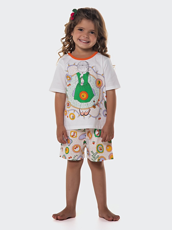 Pijama Manga Curta e Short