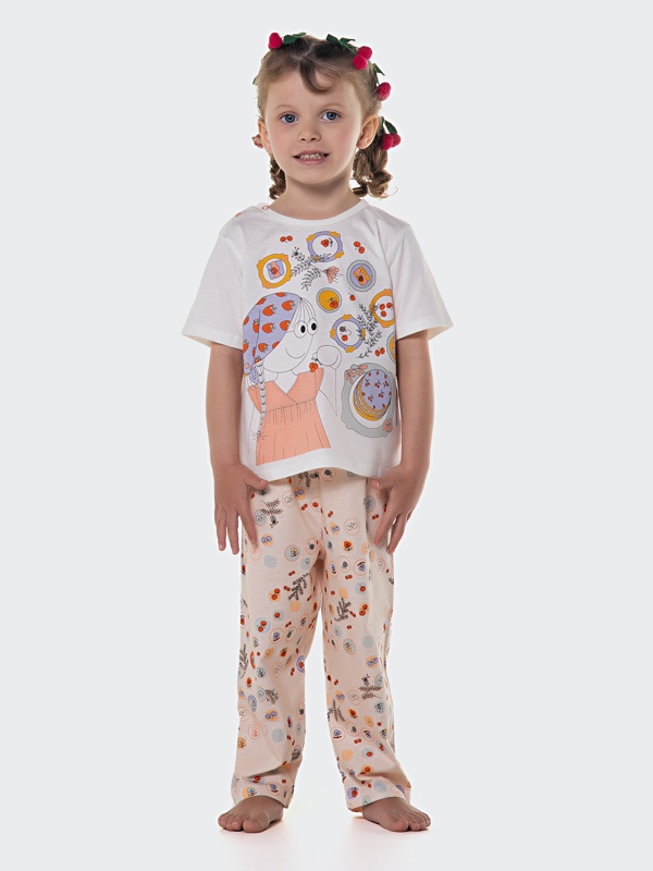 Pijama Manga Curta e Calça