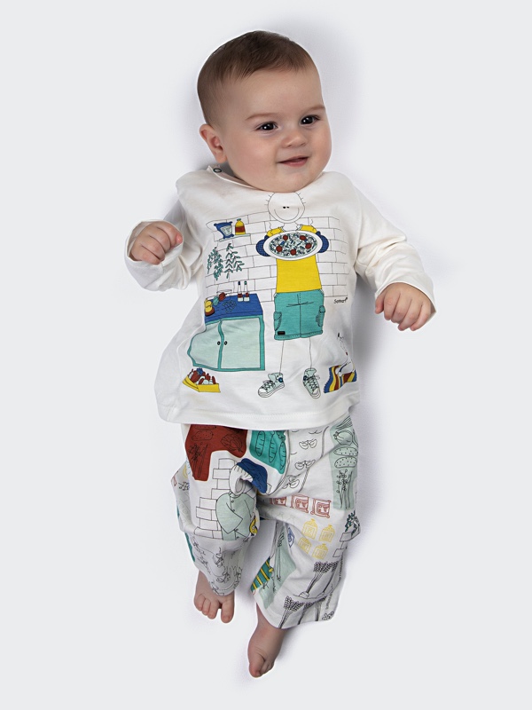 Pijama Manga Longa e Calça