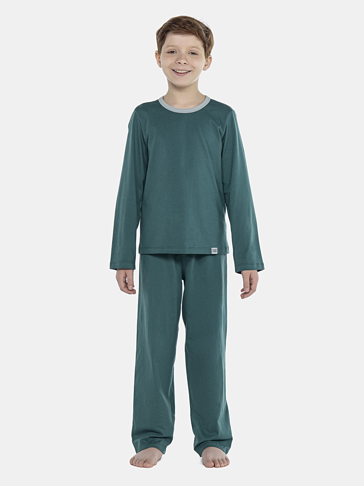CONJ MAS KIDS CAMISETA ML CALCA ALG