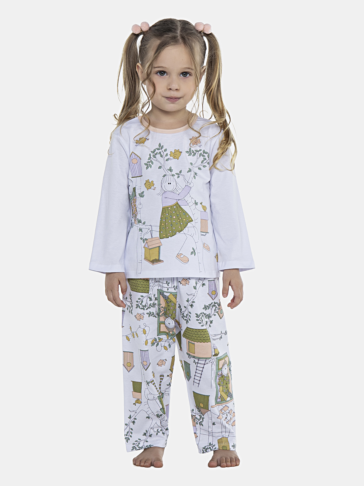 CONJ FEM BABY CAMISETE ML ALG CALCA ALG