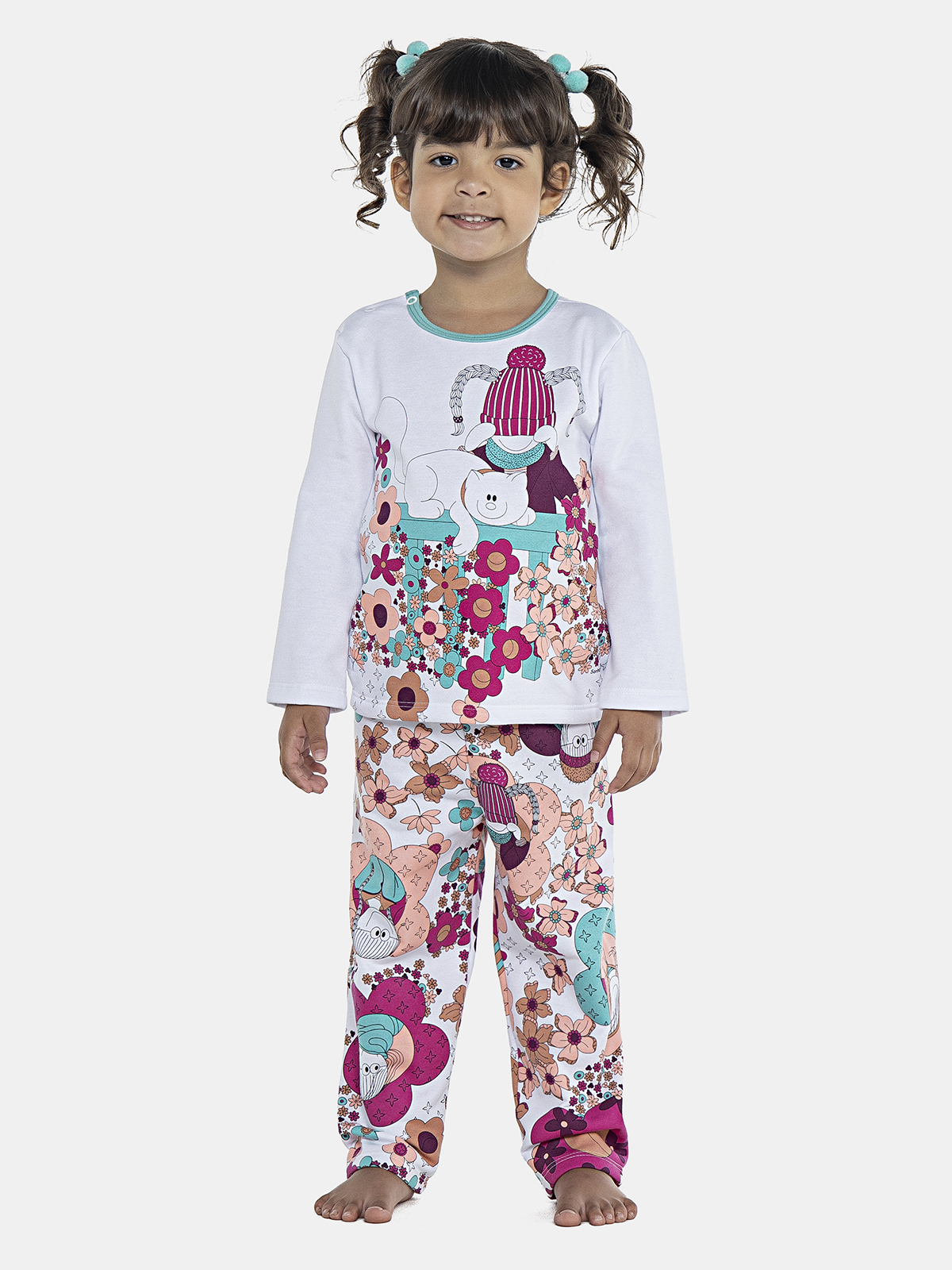 CONJ FEM BABY CAMISETE ML CALCA MOLETINH