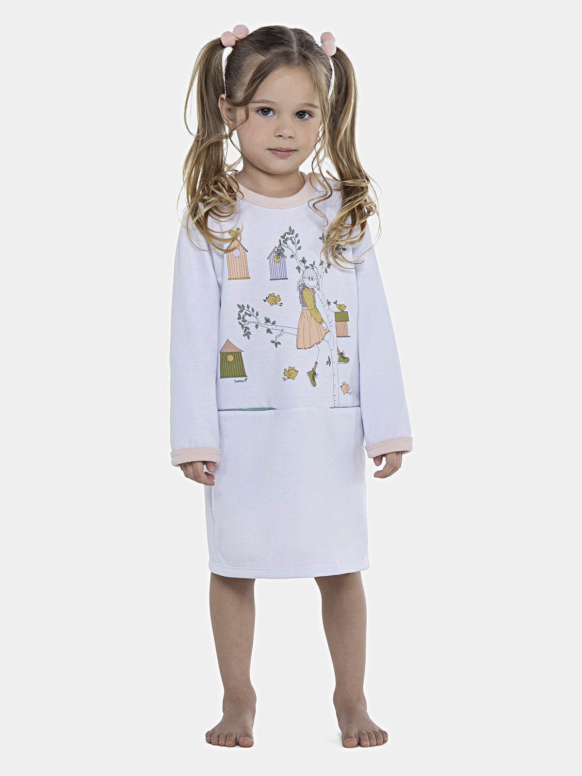 CAMISAO FEM BABY ML COM BOLSO