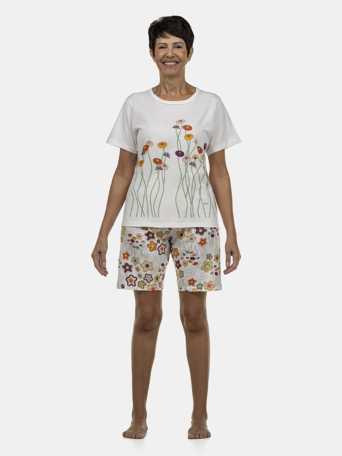 Homewear Manga Curta e Bermuda