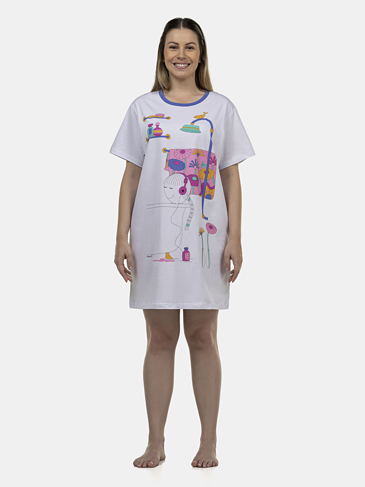 Camisão Manga Curta
