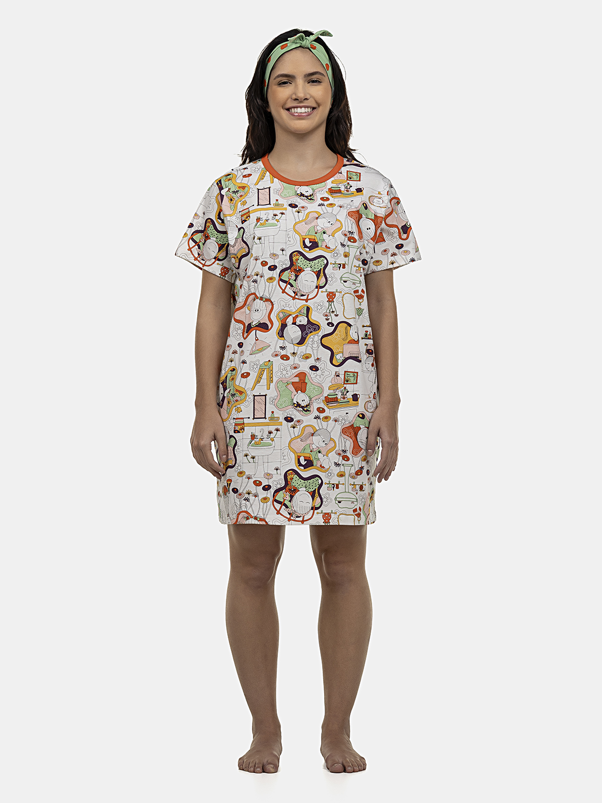 Camisão Manga Curta