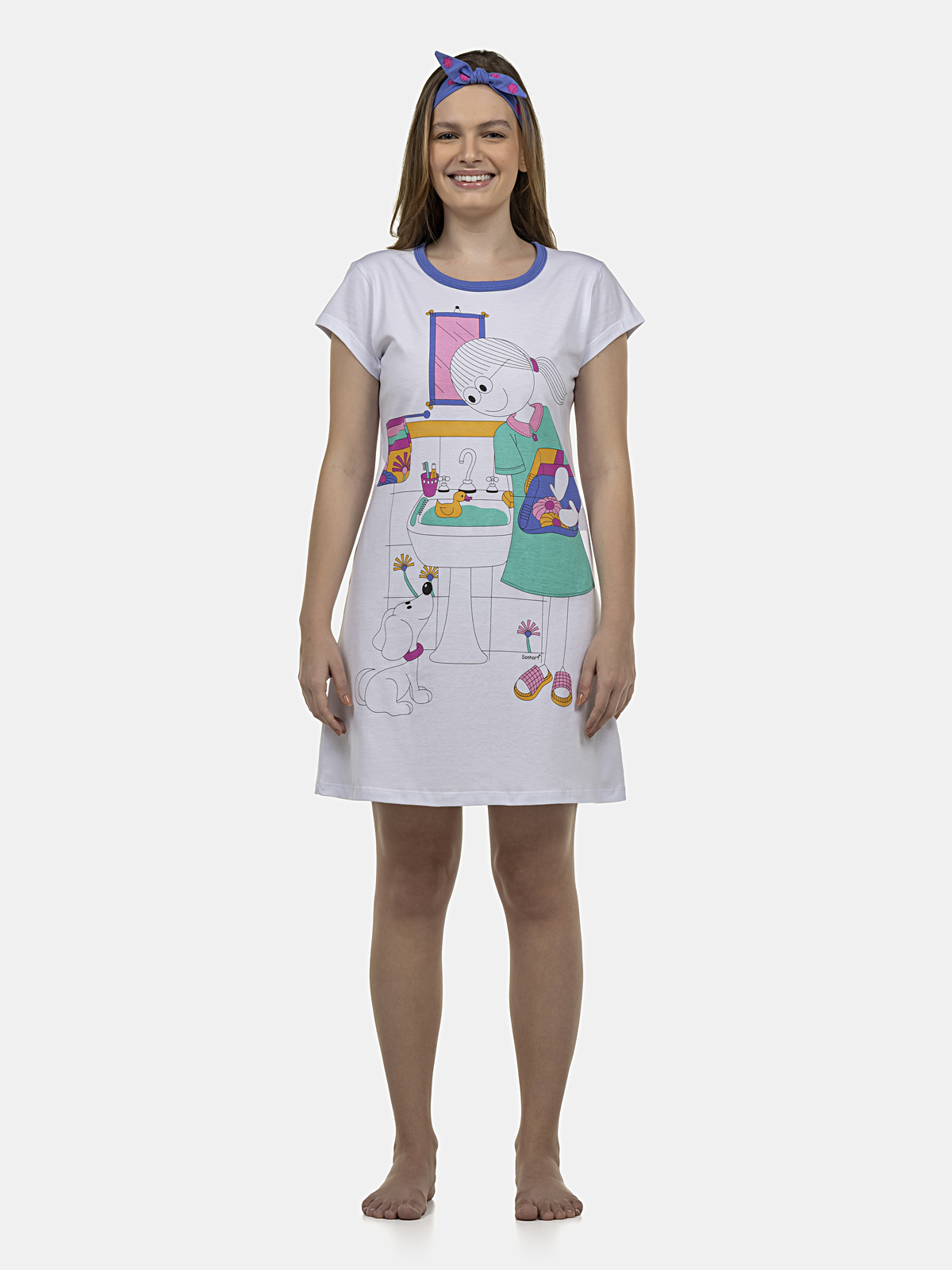Camisão Manga Curta