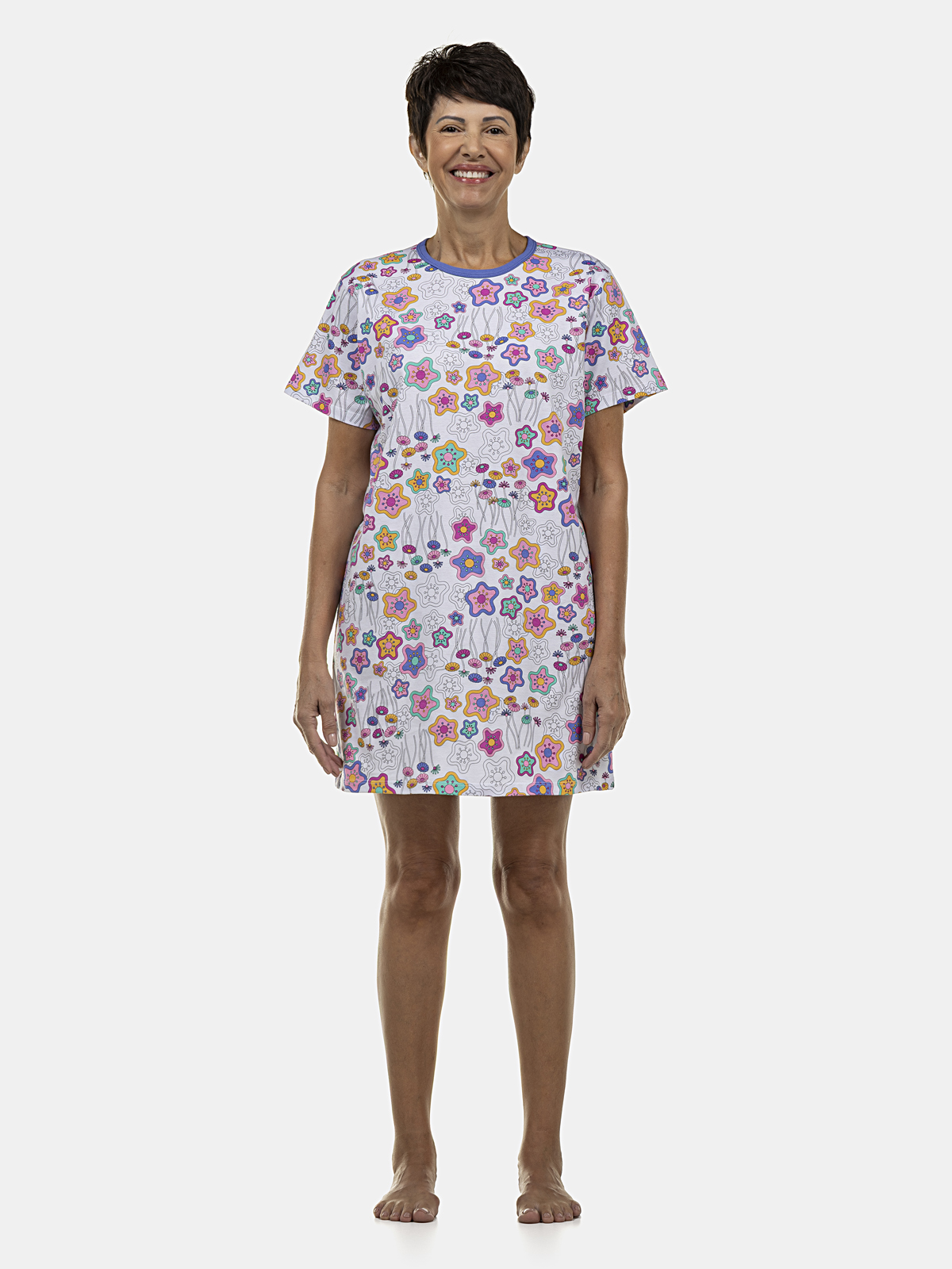 Homewear Camisão Manga Curta