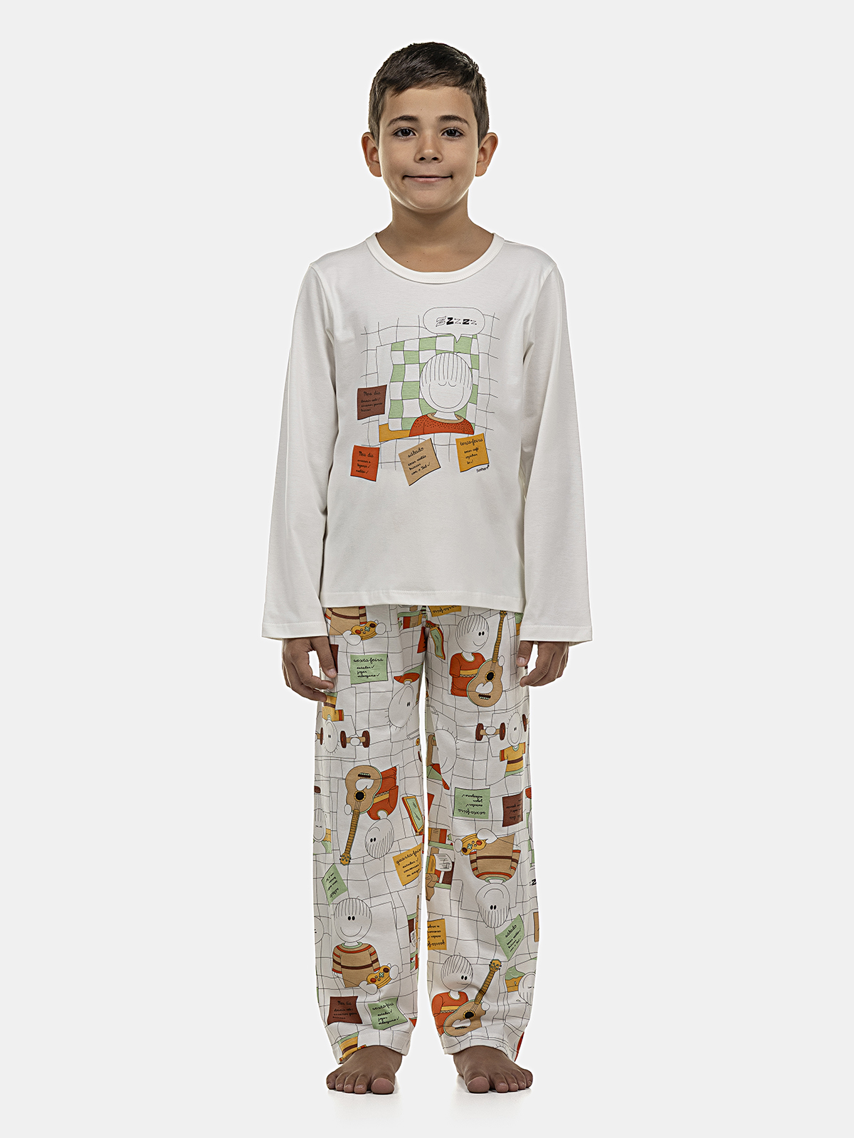 Pijama Manga Longa e Calça