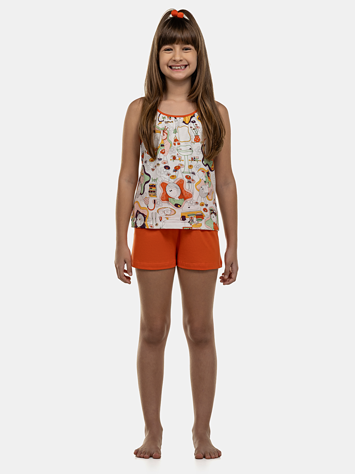 Pijama Alça e Short
