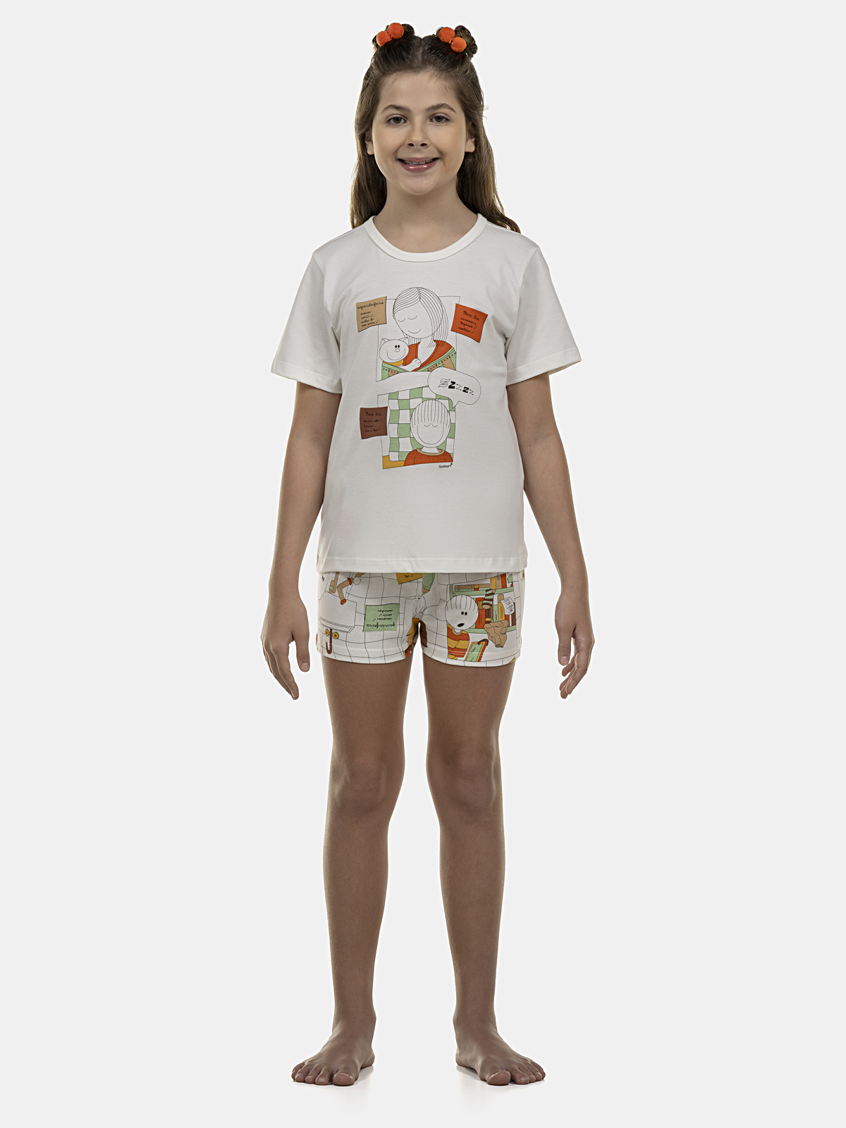 Pijama Manga Curta e Short