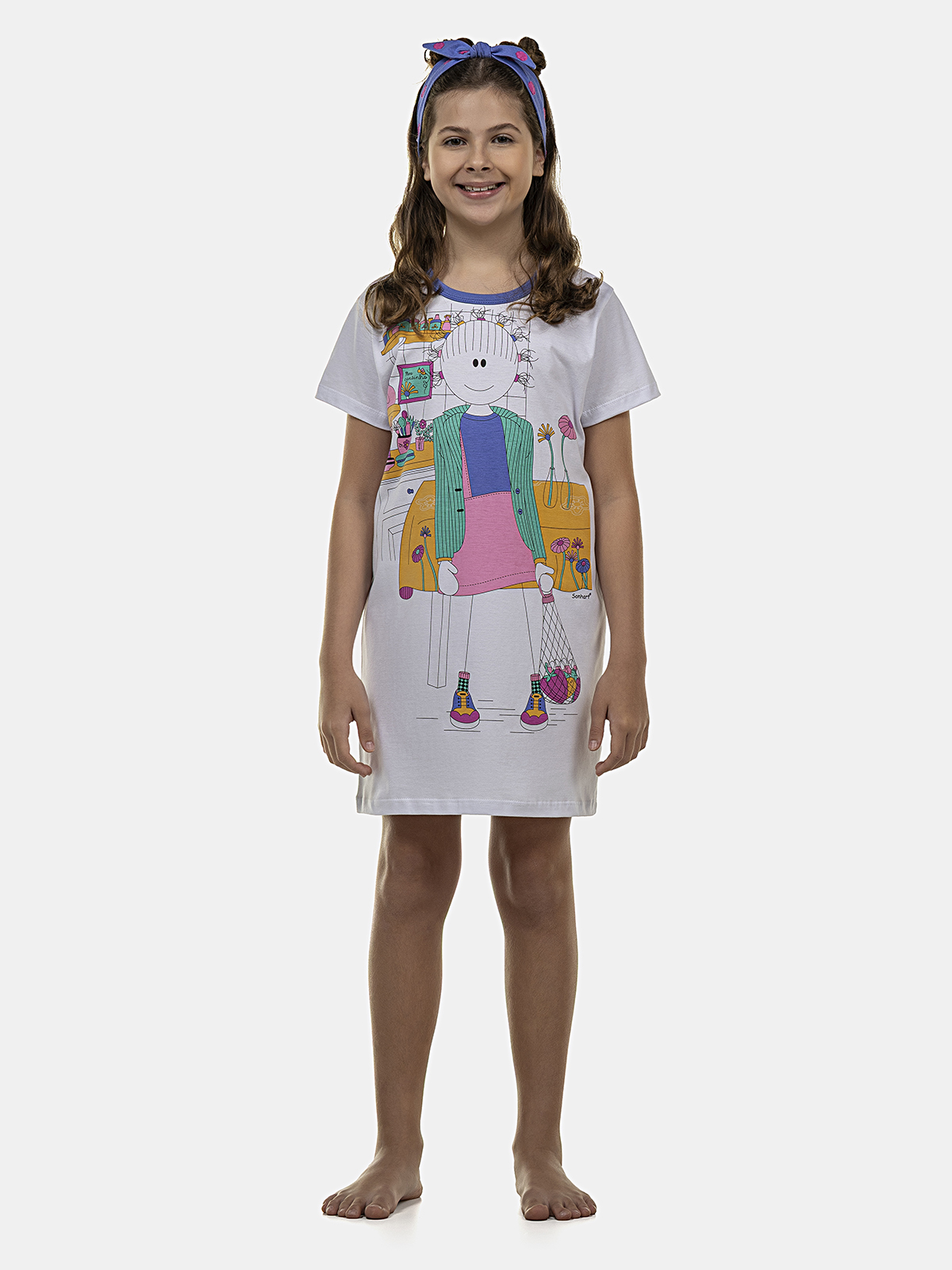 Camisão Manga Curta