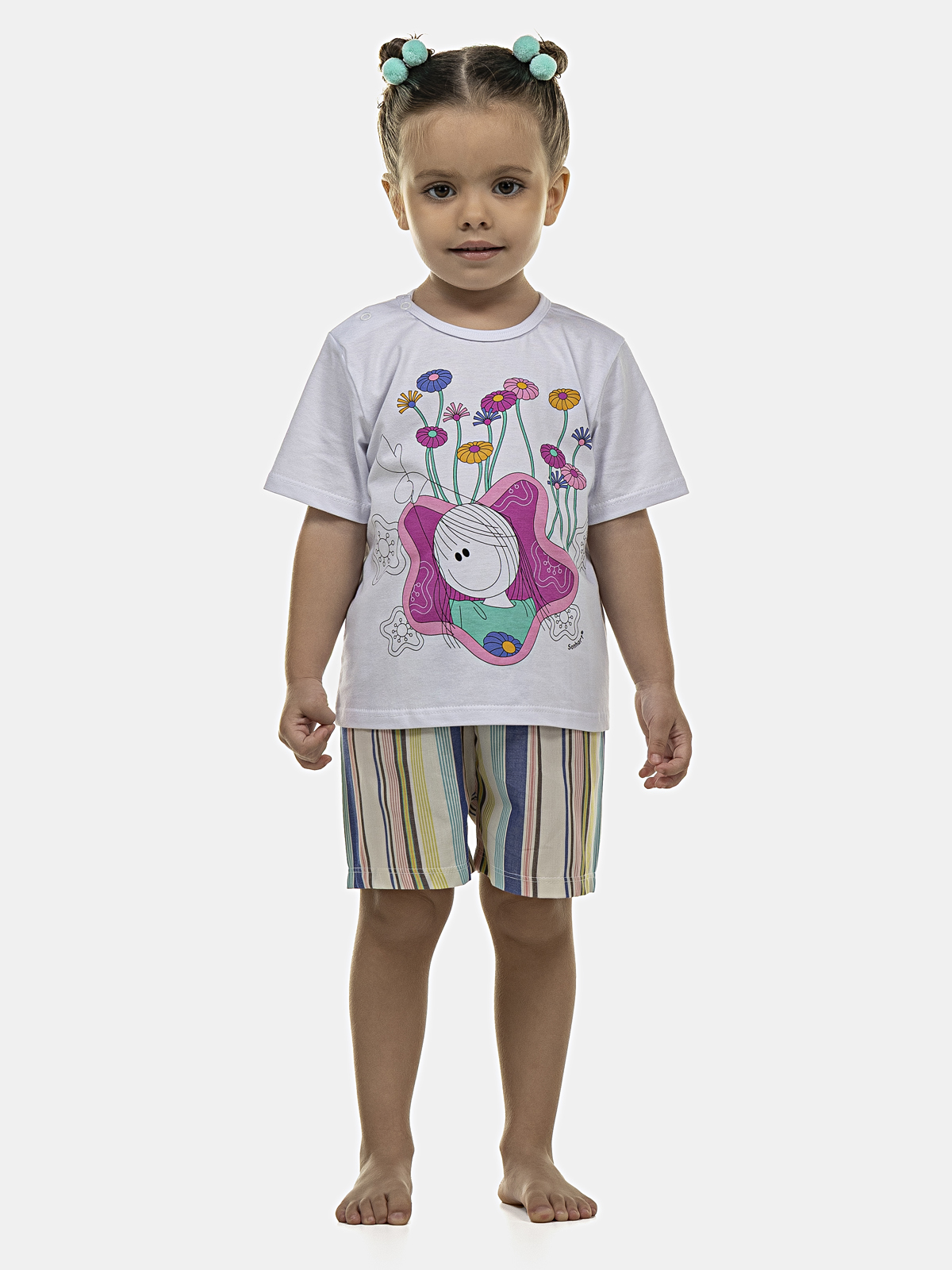 Pijama Manga Curta e Short