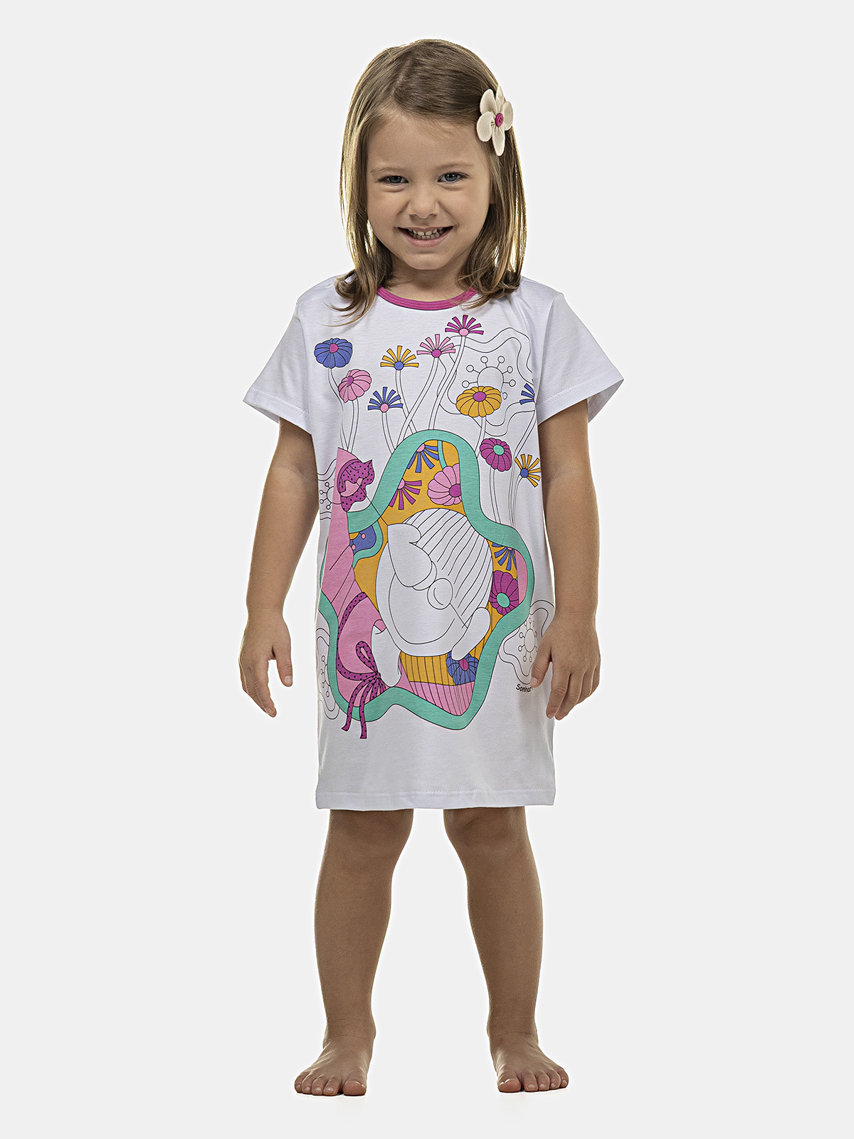Camisão Manga Curta