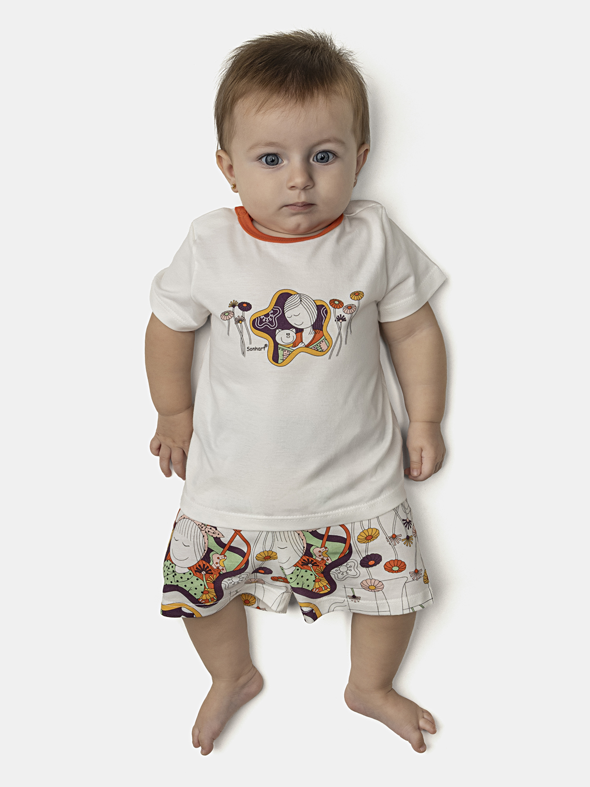 Pijama Manga Curta e Short