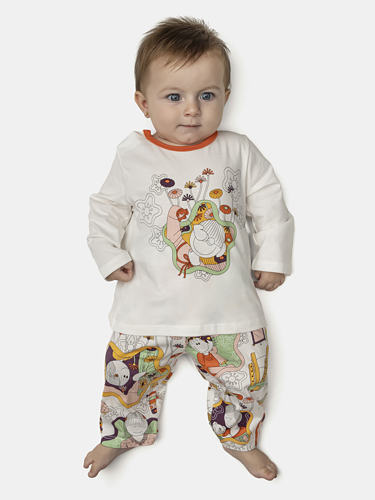 Pijama Manga Longa e Calça