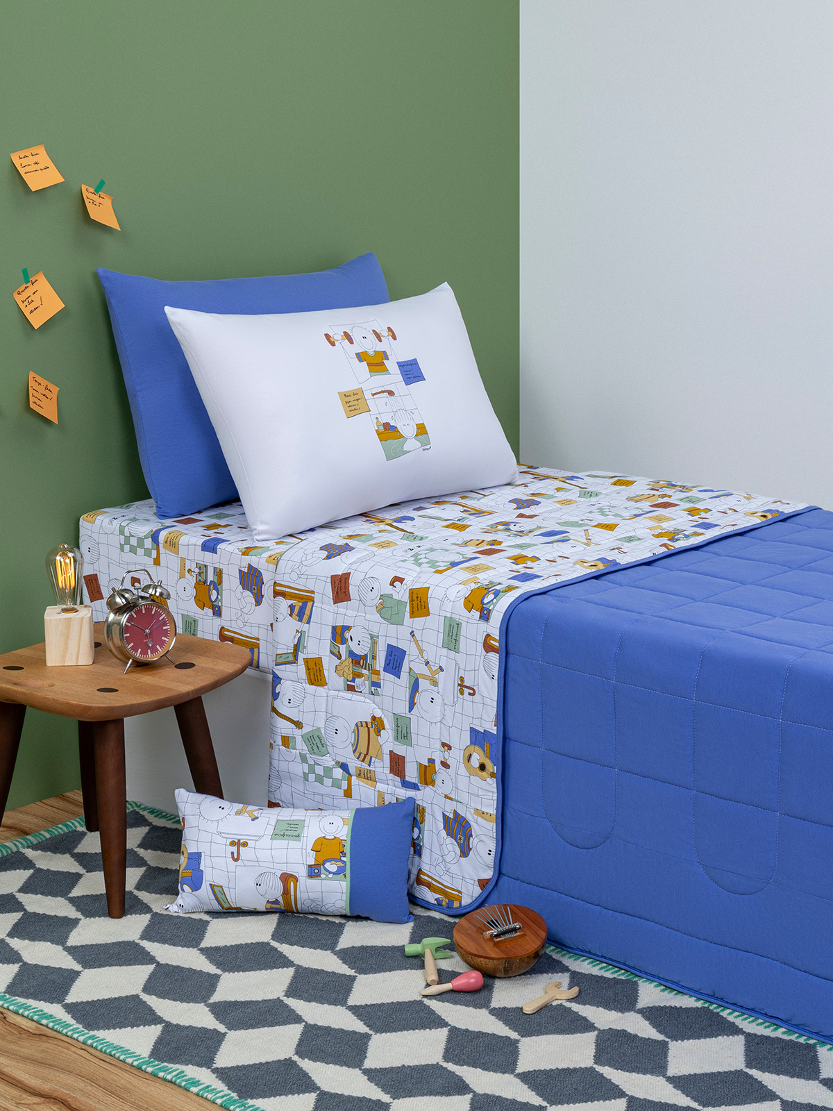 Jogo de Lençol Roupa de Cama - Casal
