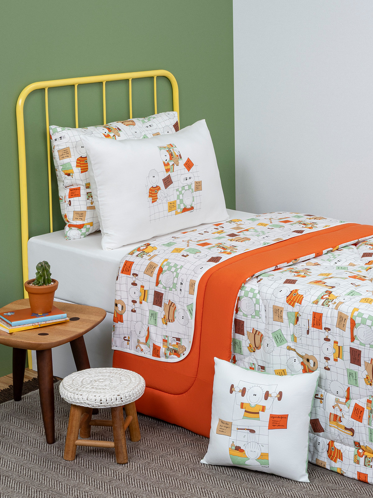 Jogo de Lençol Roupa de Cama - Berço