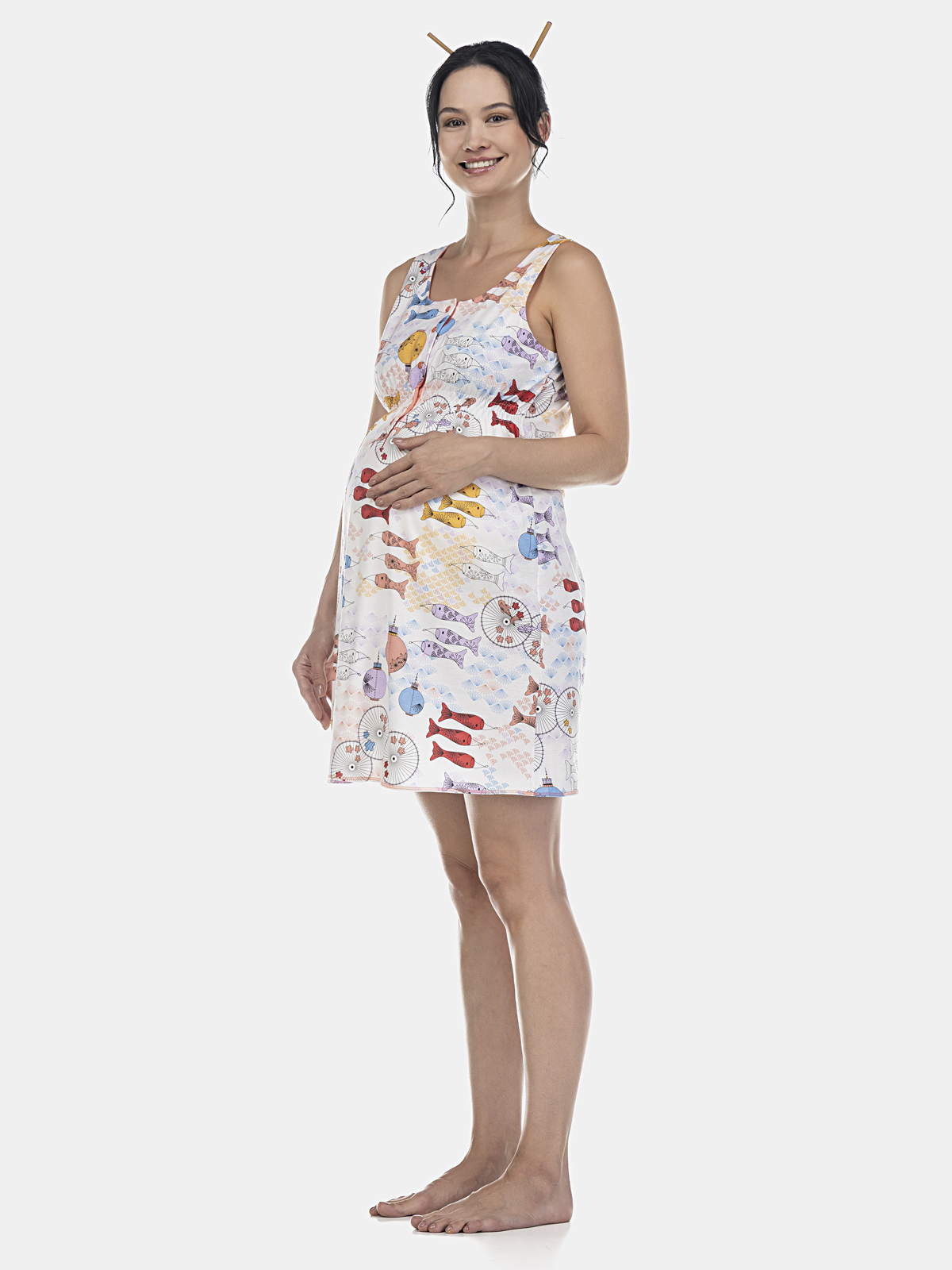 Camisola regata com abertura