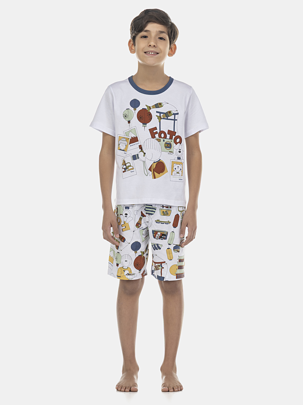 Conjunto camiseta manga curta com short
