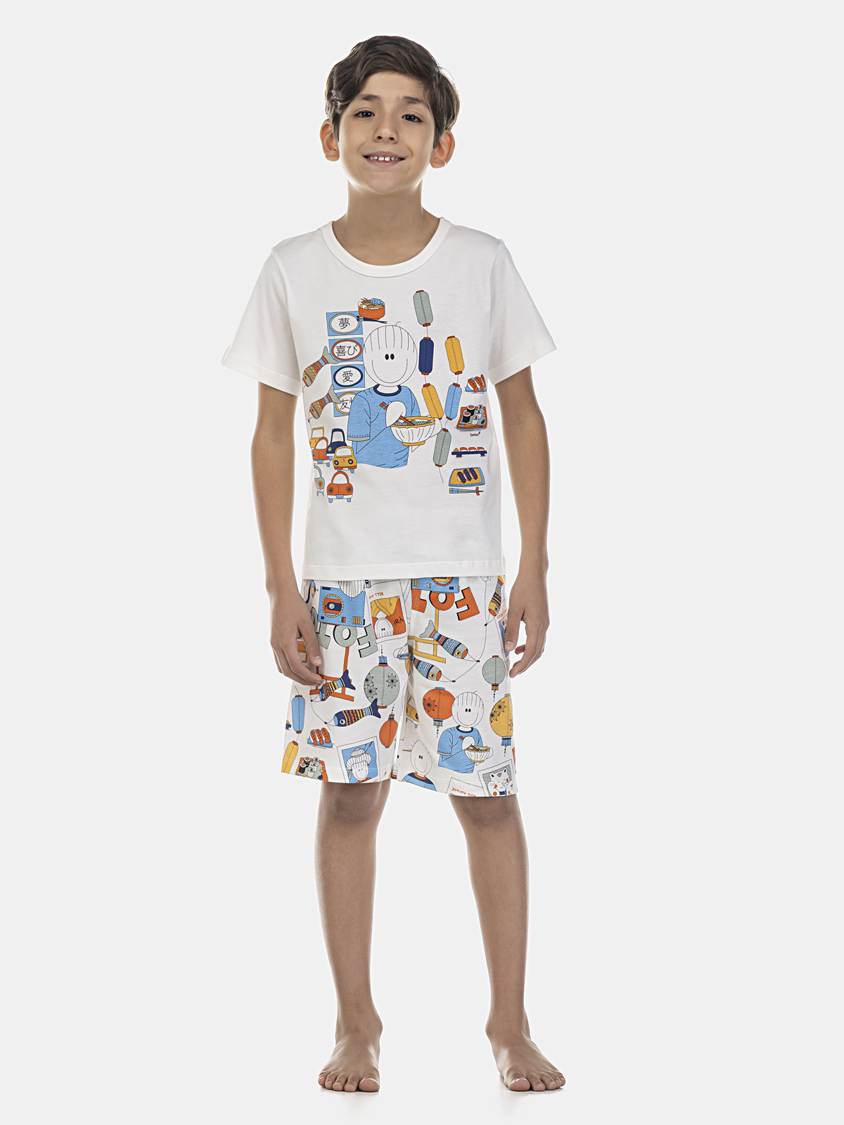 Conjunto camiseta manga curta com short