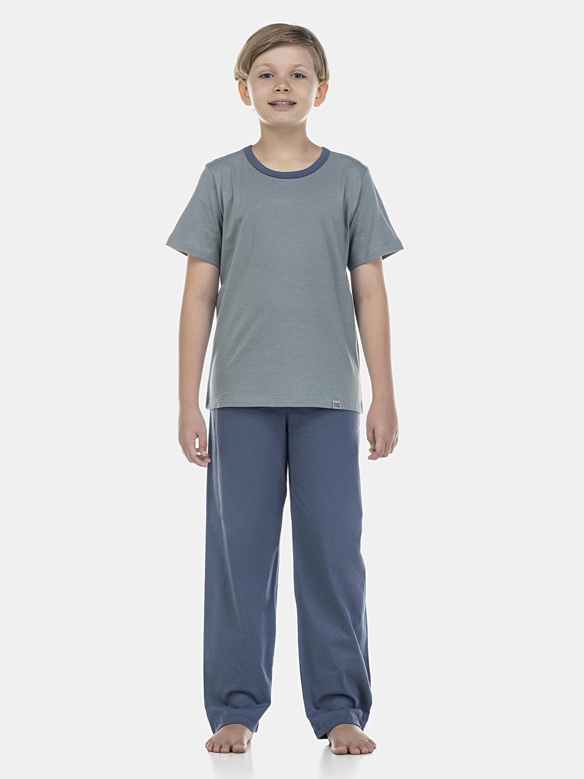 Conjunto camiseta manga curta e calça