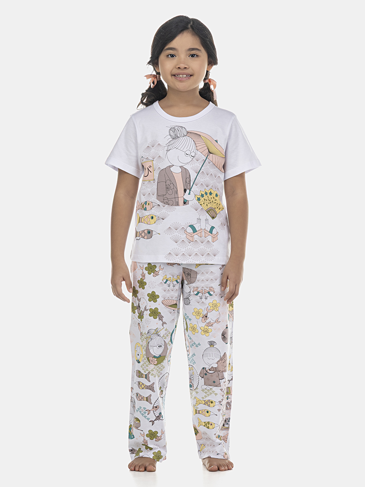 Conjunto camisete manga curta com calça