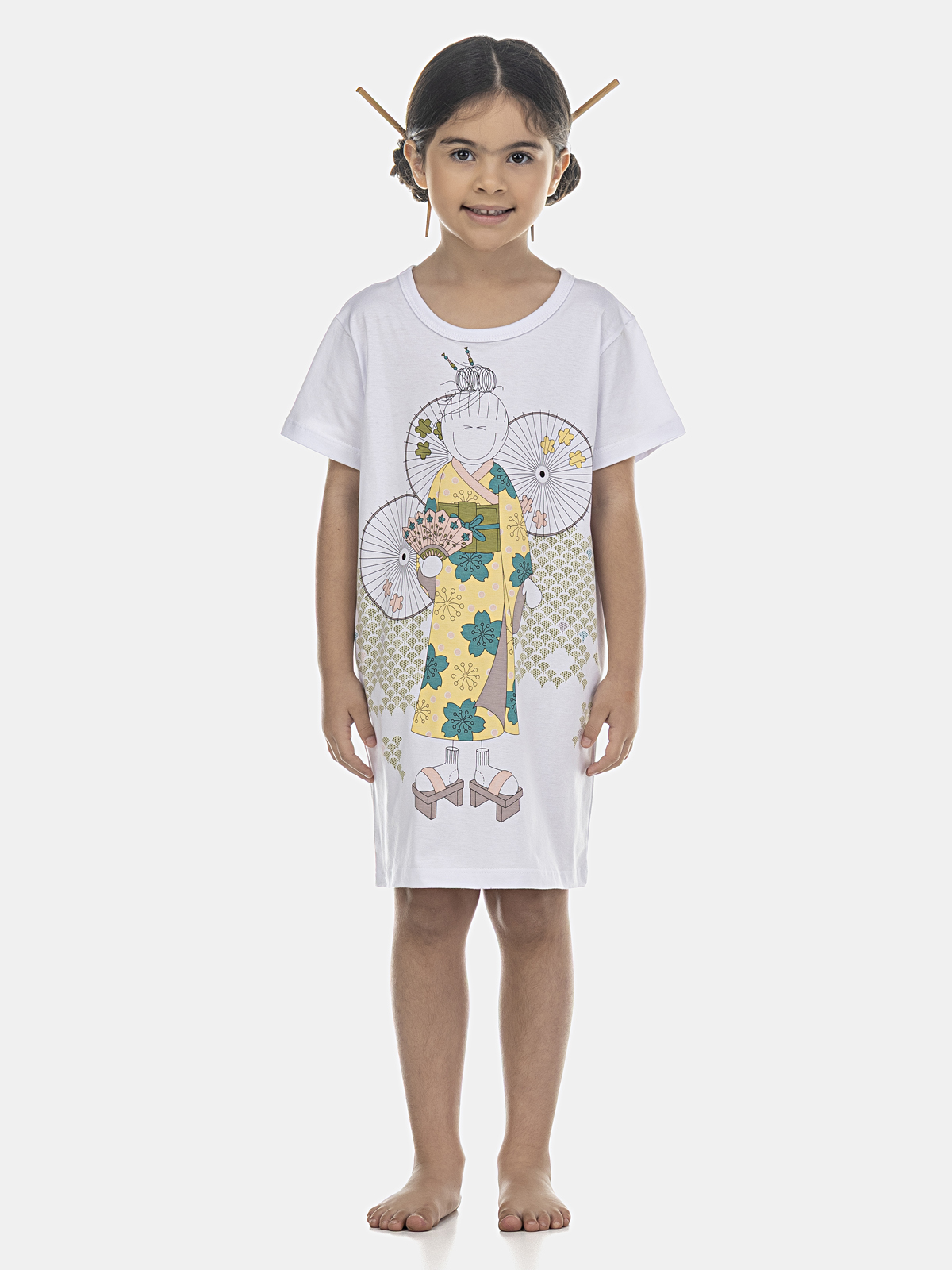 Camisão manga curta