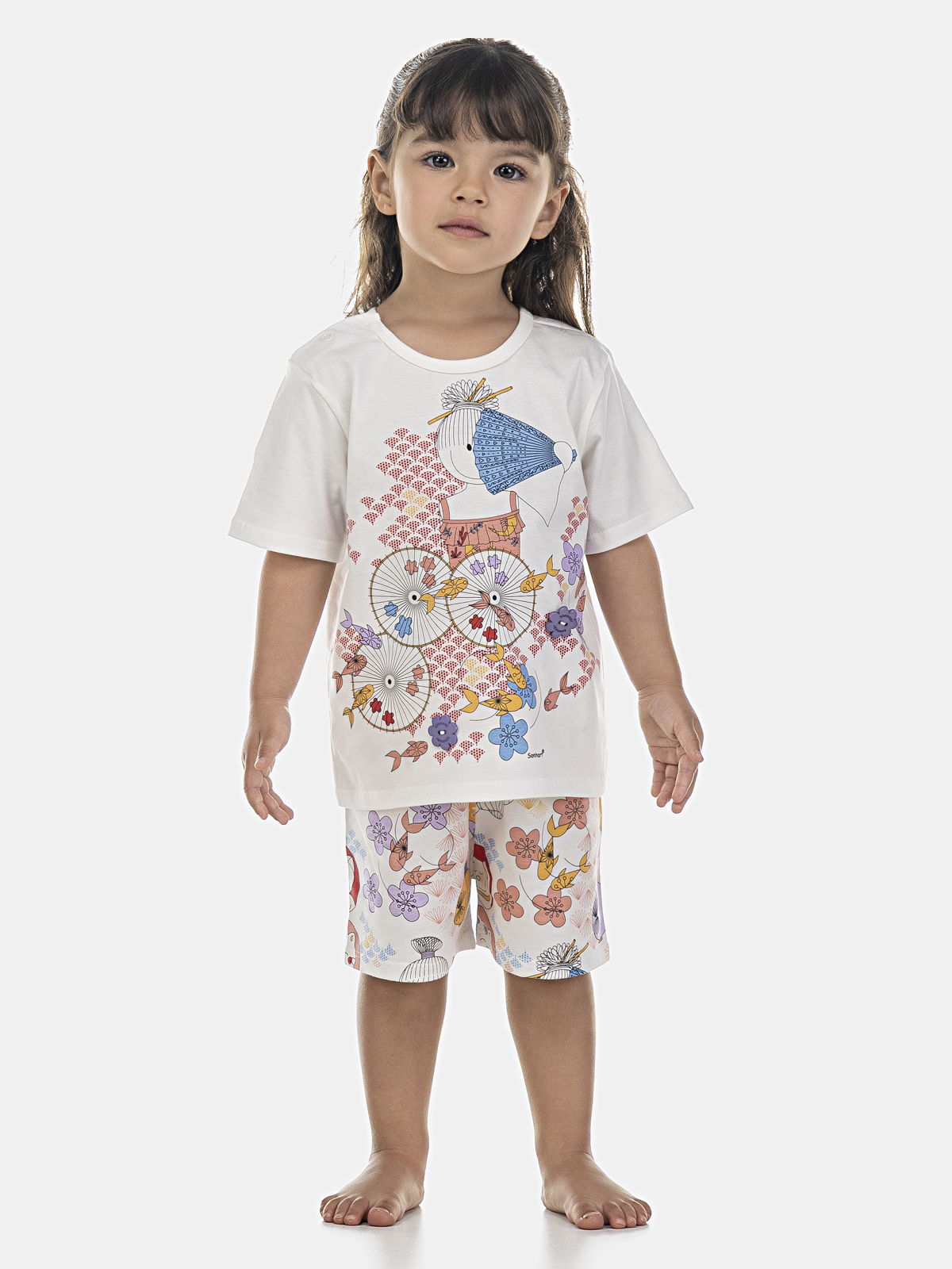 Conjunto camisete manga curta e short