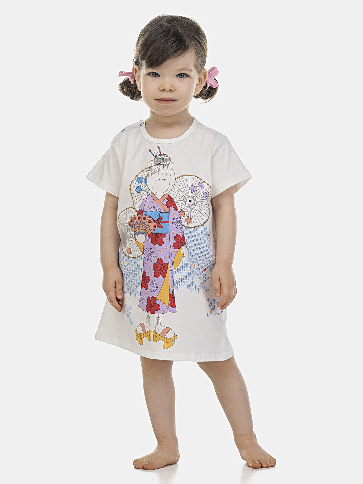 Camisão manga curta