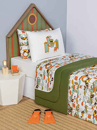 Sua cama com o frescor