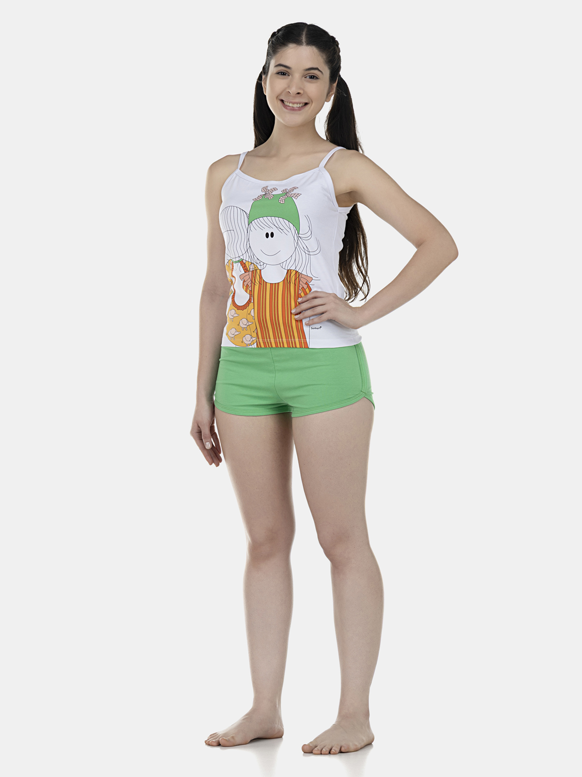 Conjunto Blusa Alça e Short 