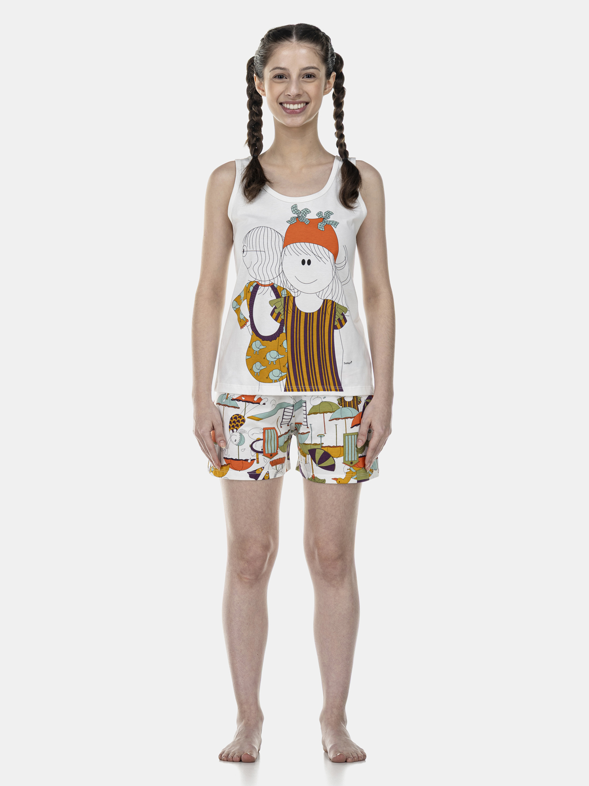 Conjunto Blusa Regata e Short 