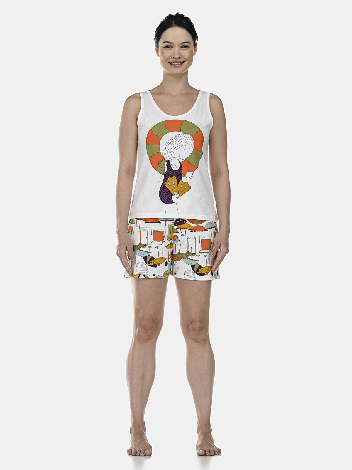 Conjunto Blusa Regata e Short 