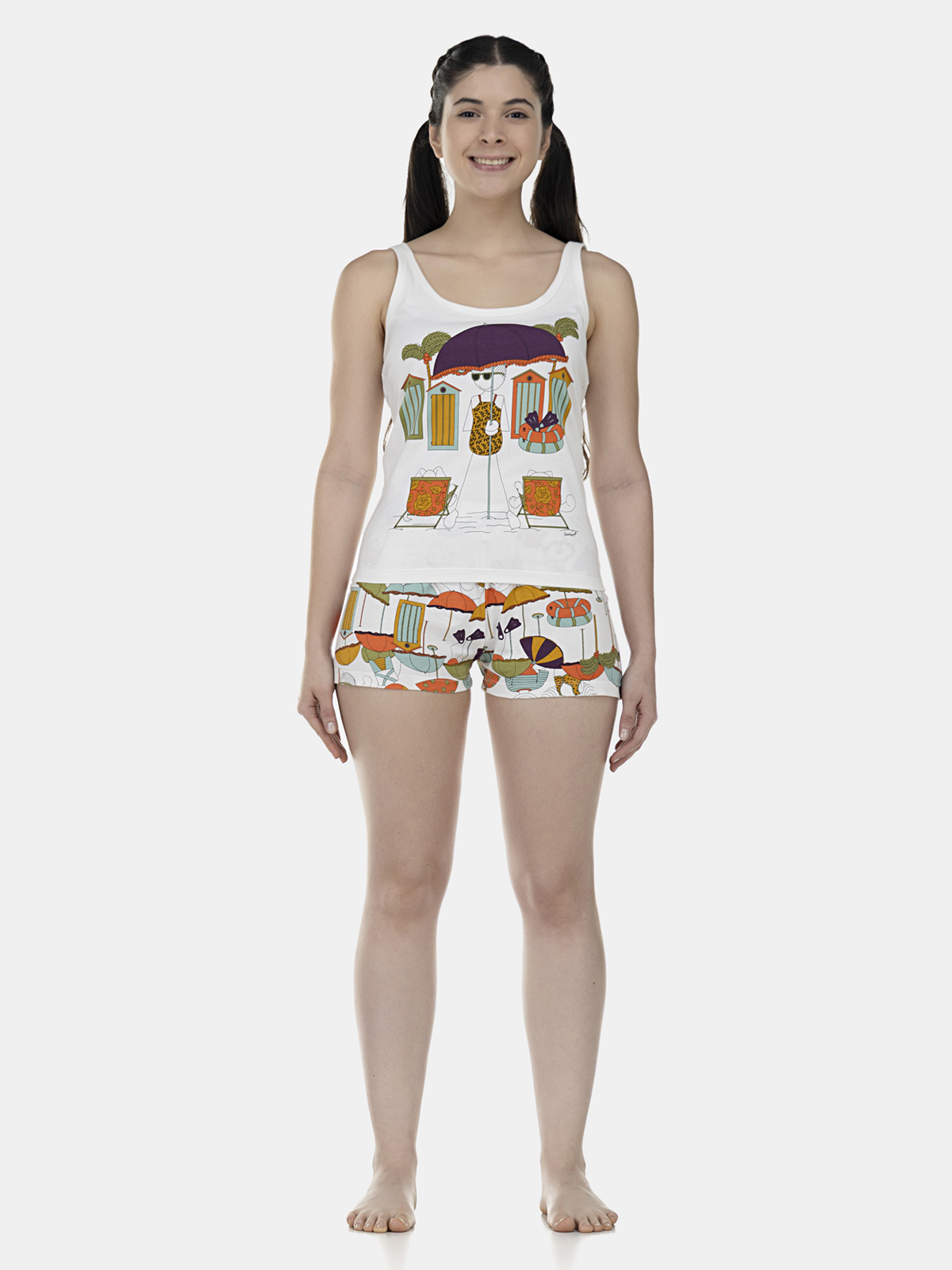 Conjunto Blusa Regata e Short 