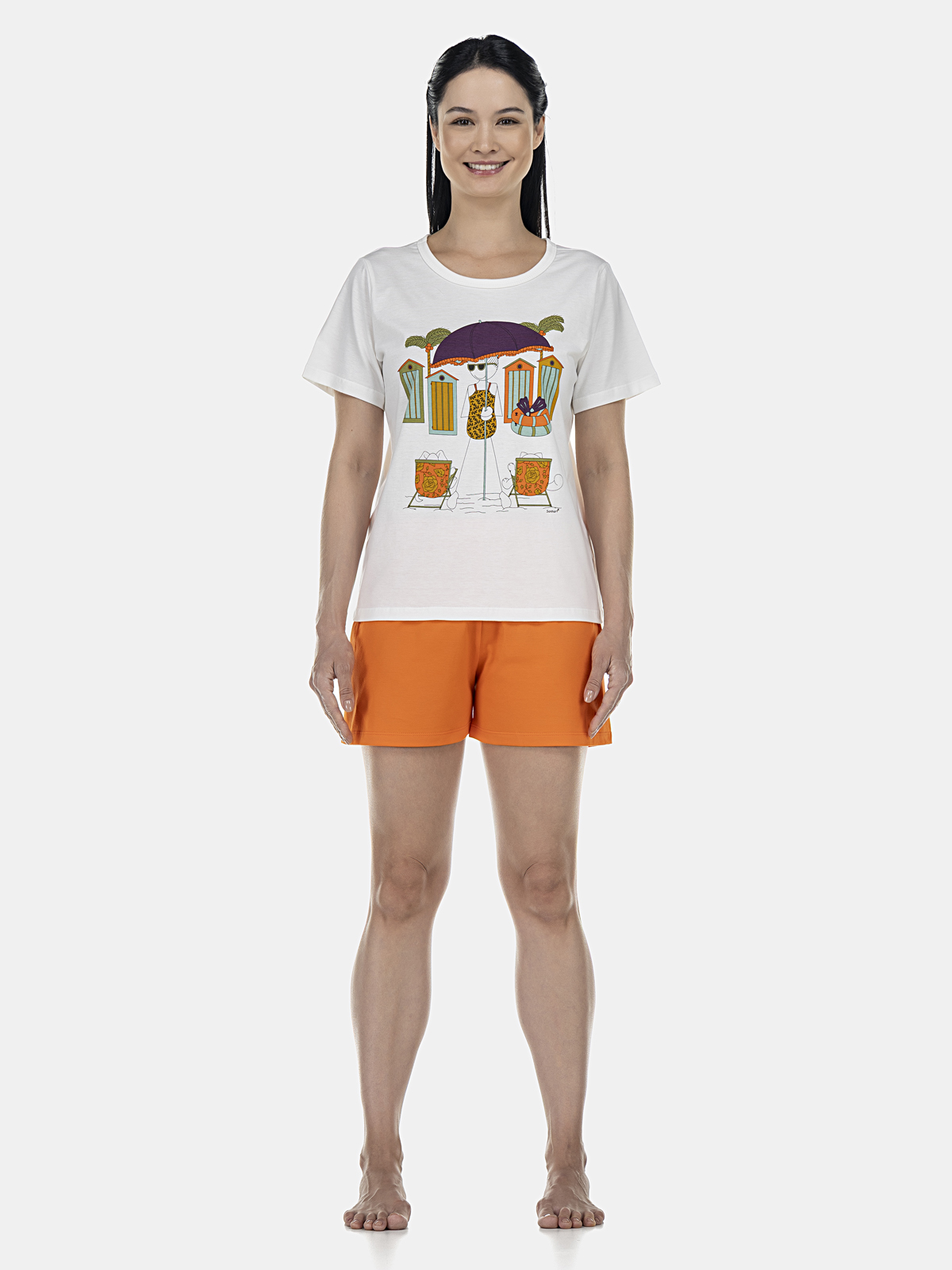 Conjunto Camisete Manga Curta e Short