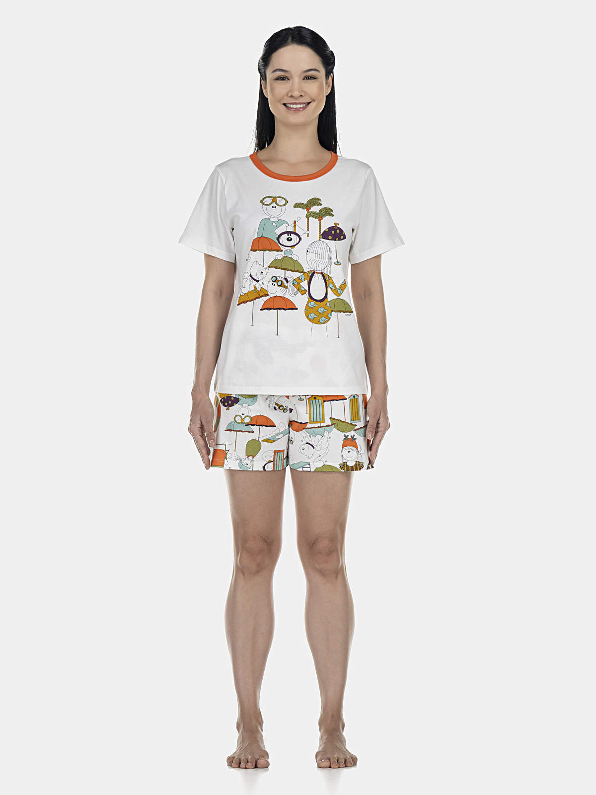 Conjunto Camisete Manga Curta e Short