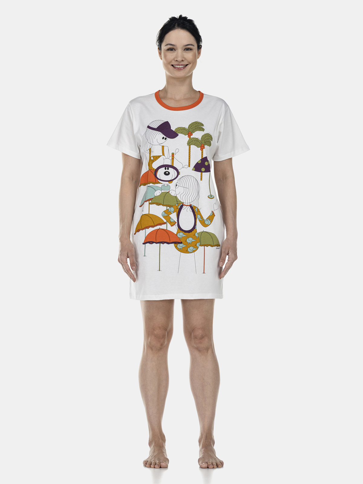 Camisão Manga Curta