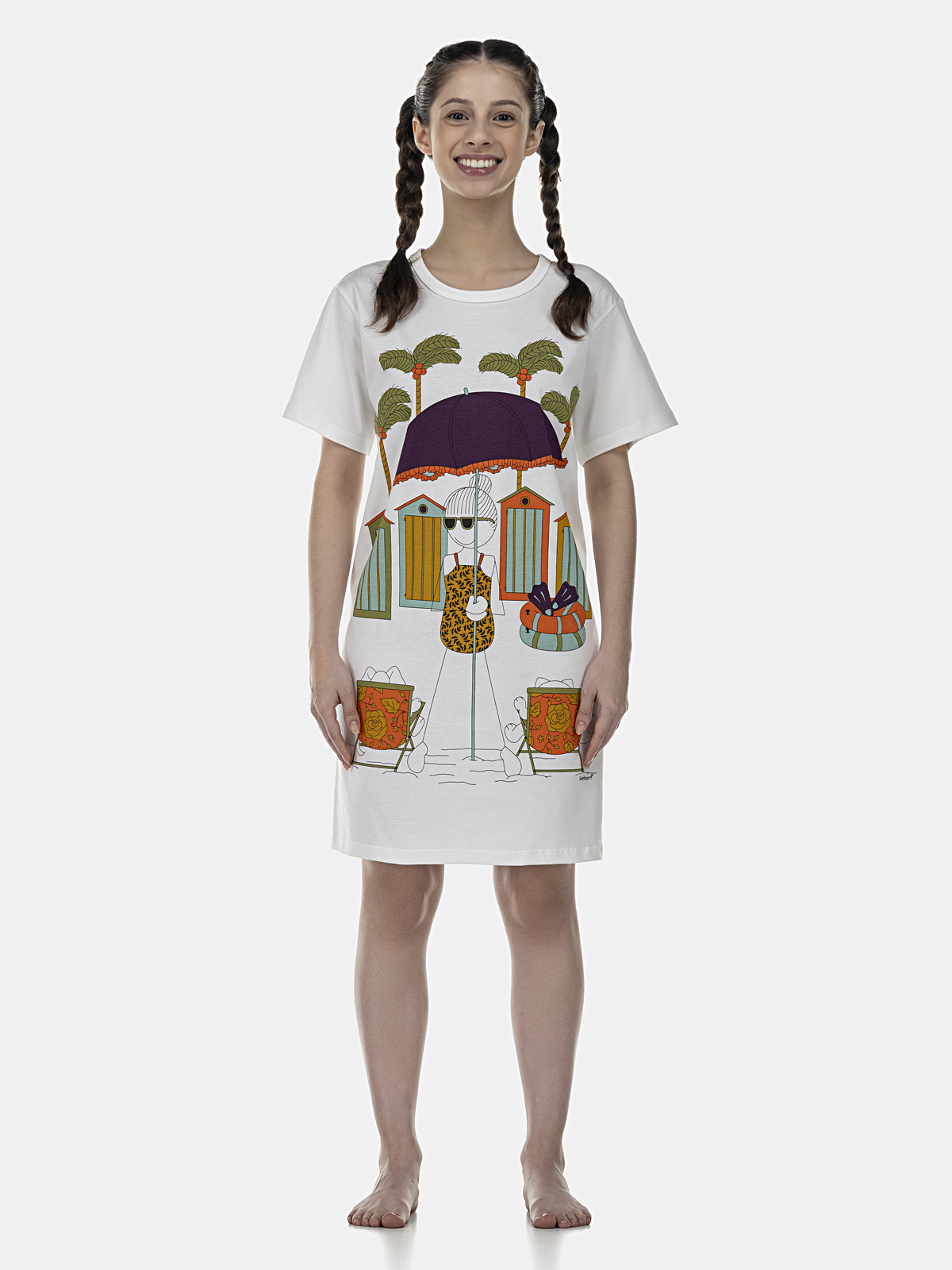 Camisão Manga Curta