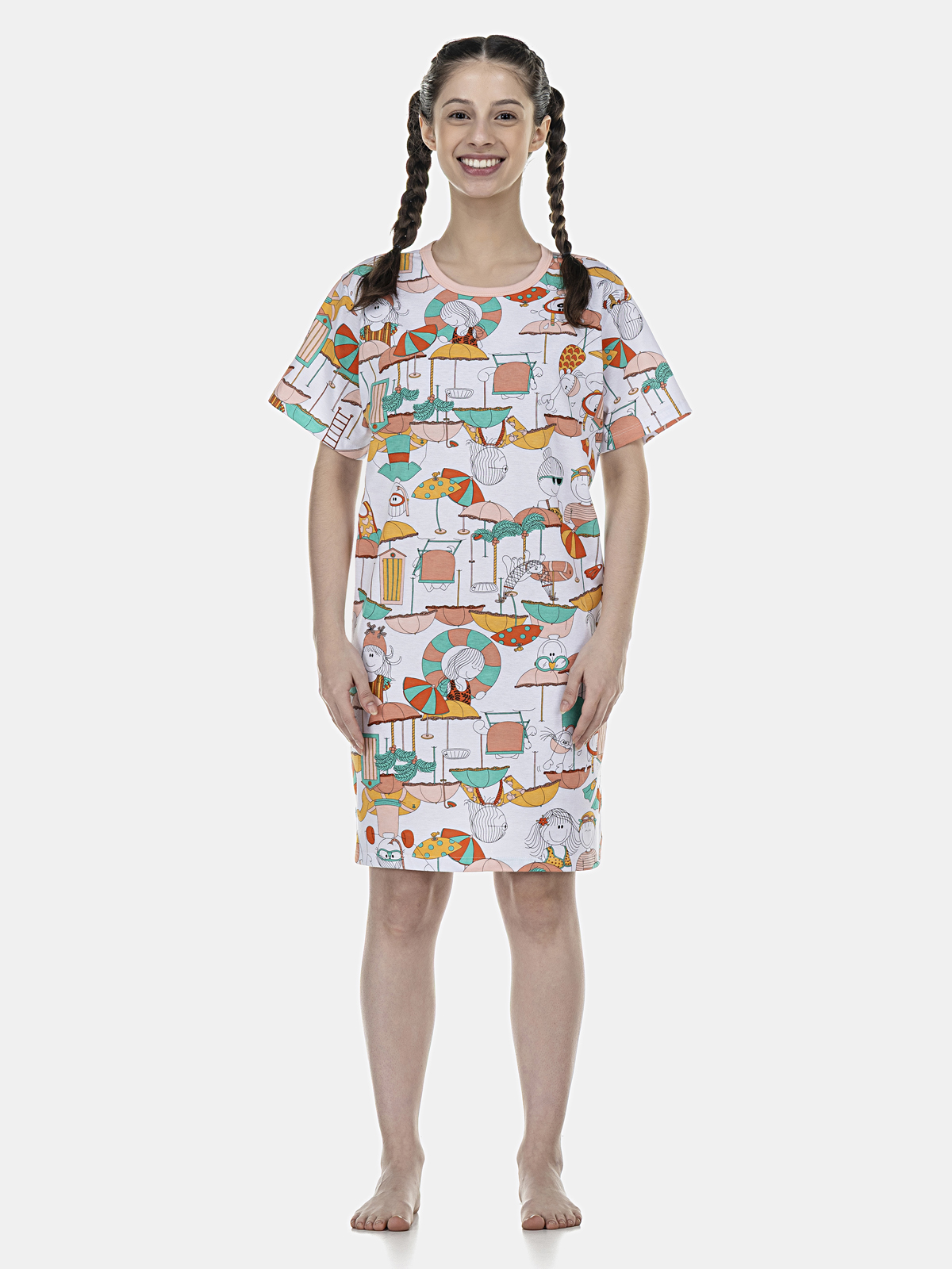 Camisão Manga Curta