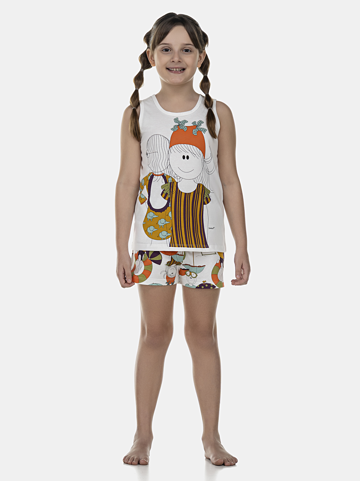 Conjunto Blusa Regata e Short 