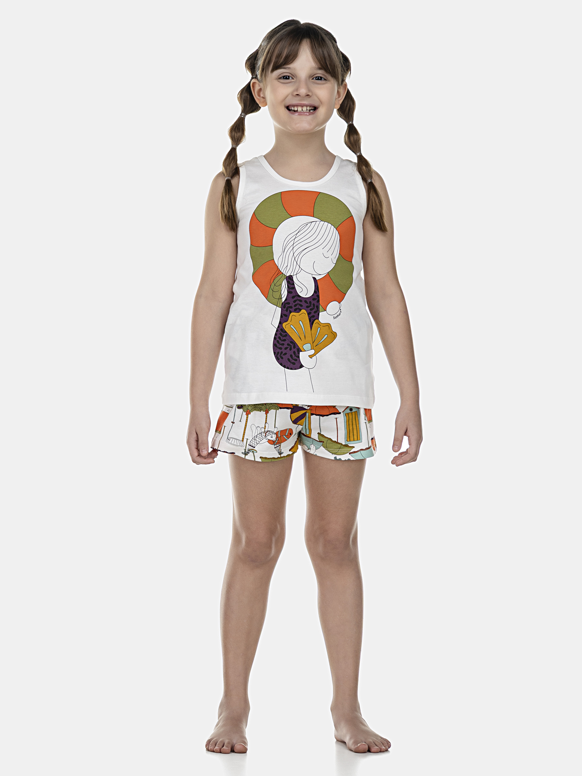 Conjunto Blusa Regata e Short 