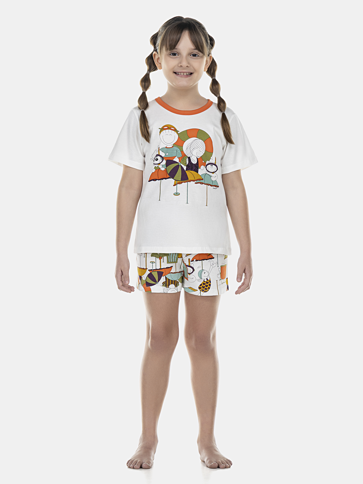 Conjunto Camisete Manga Curta e Short