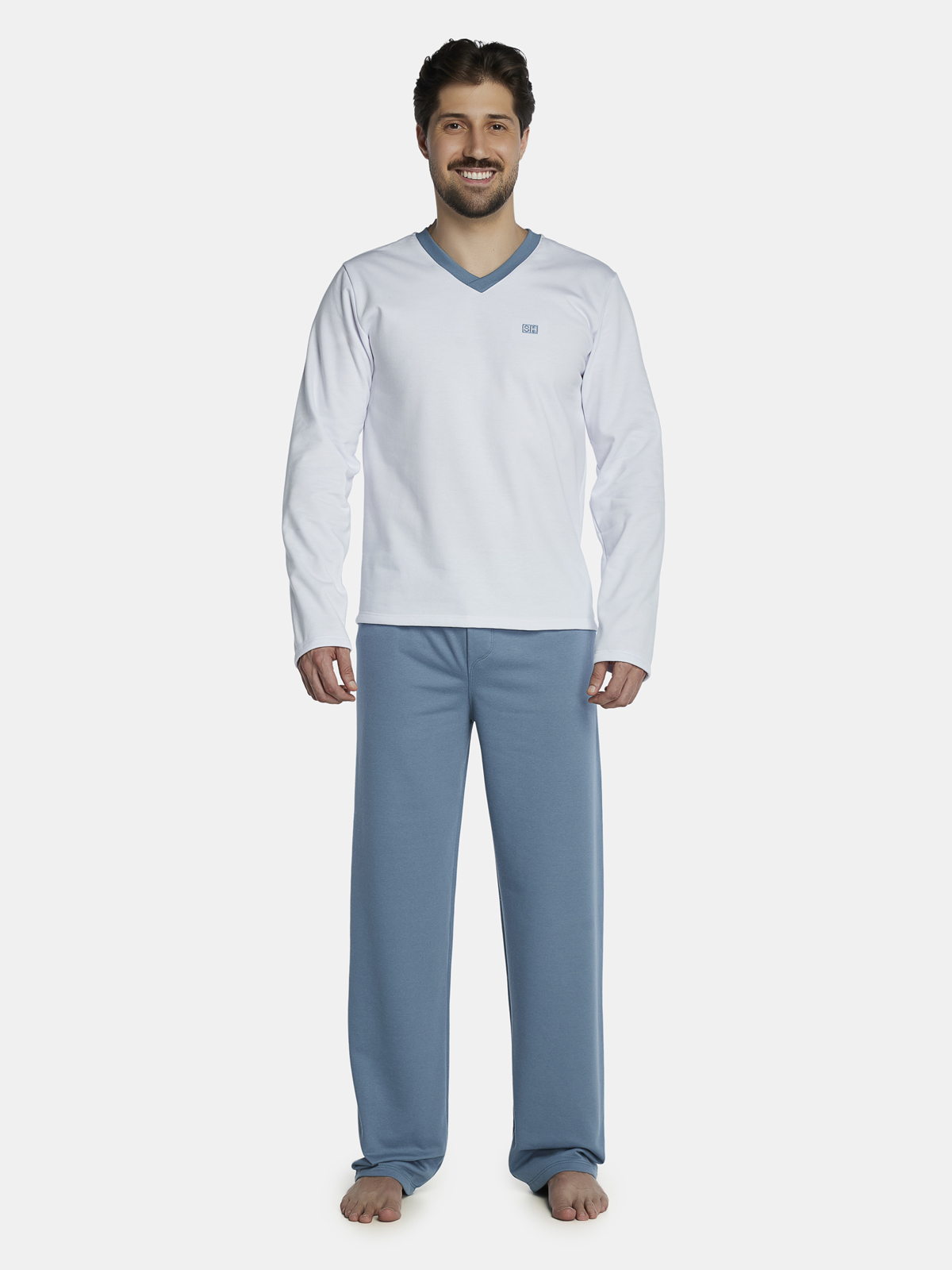 Conjunto camisete e calça de moletinho