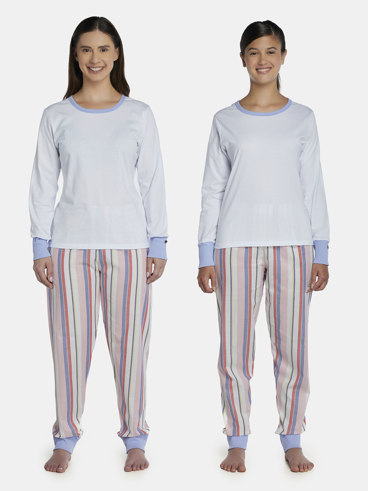 Conjunto camisete e calça tricoline