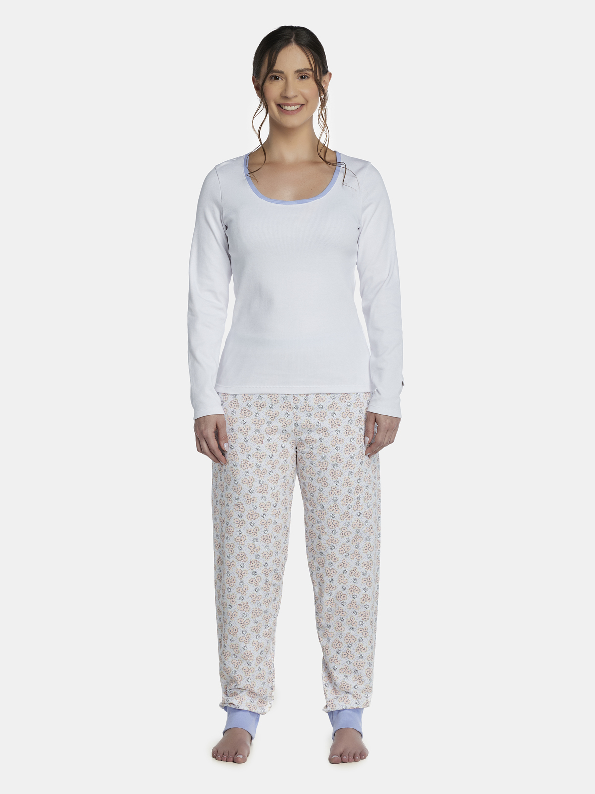 Conjunto camisete e calça moletinho peluciado