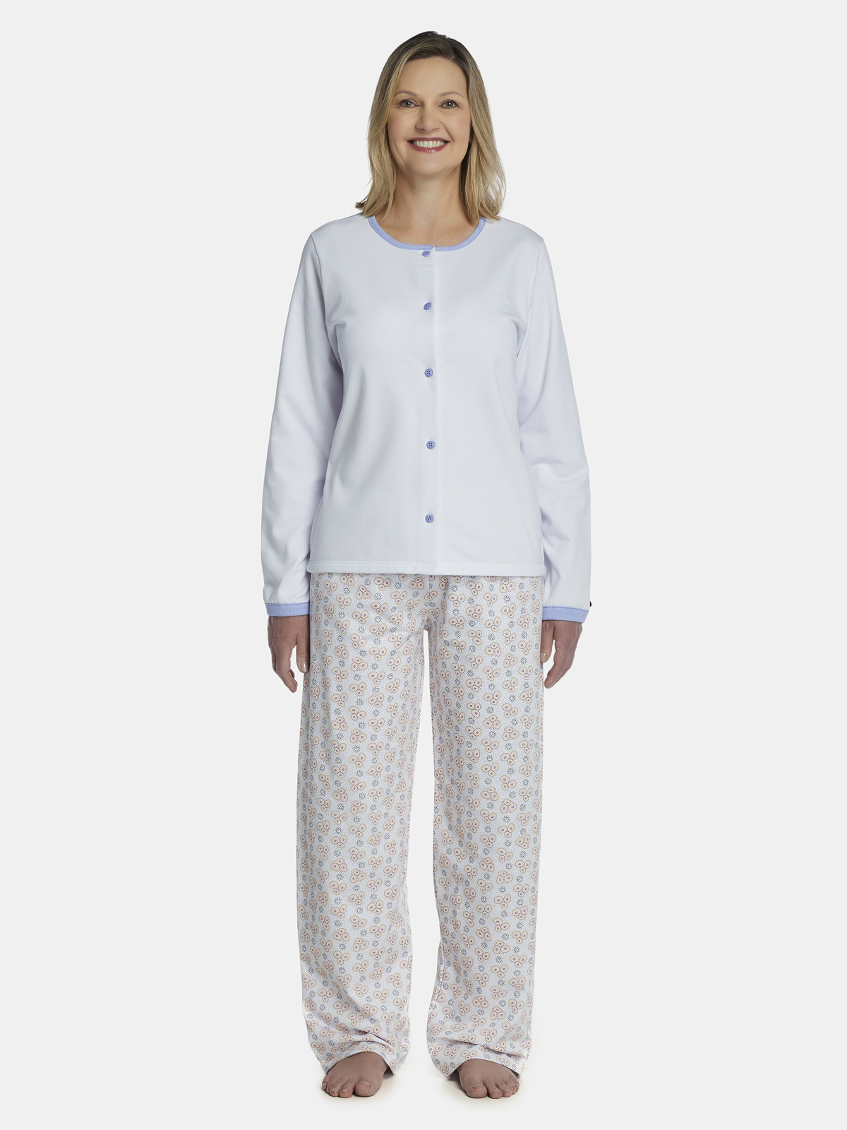 Conjunto camisete e calça de algodão