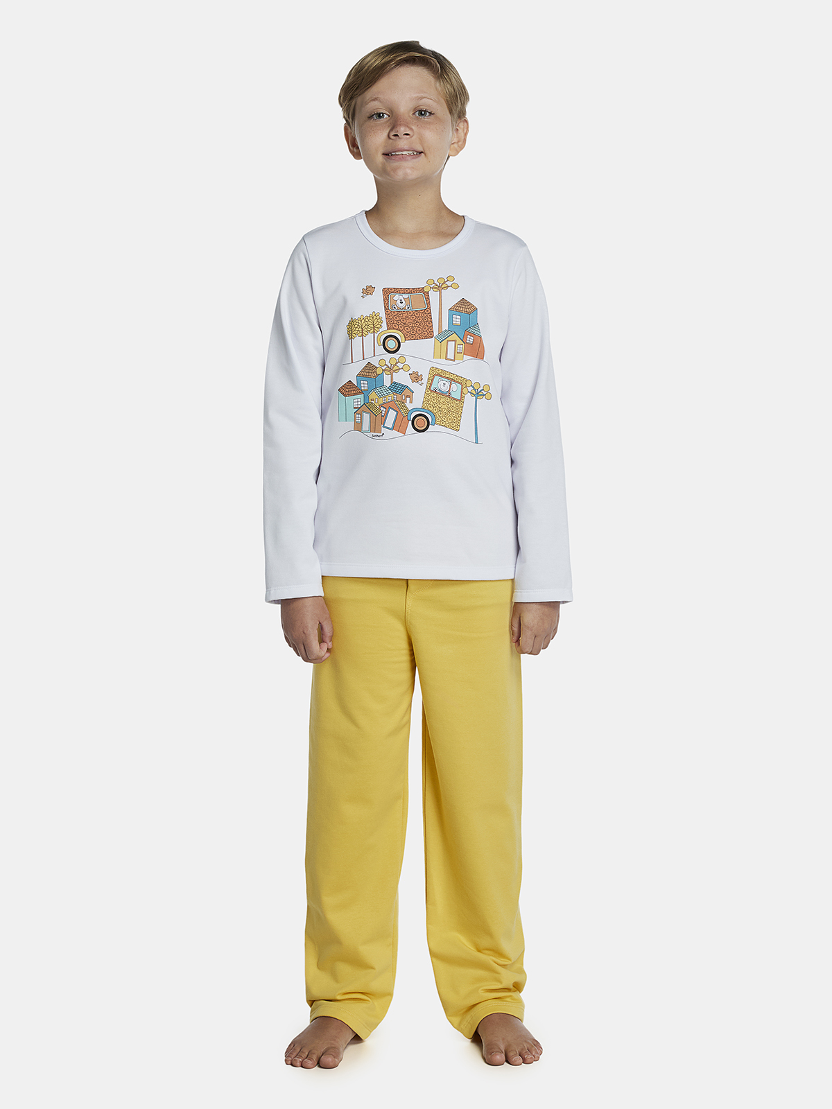 Conjunto camiseta e calça de moletinho