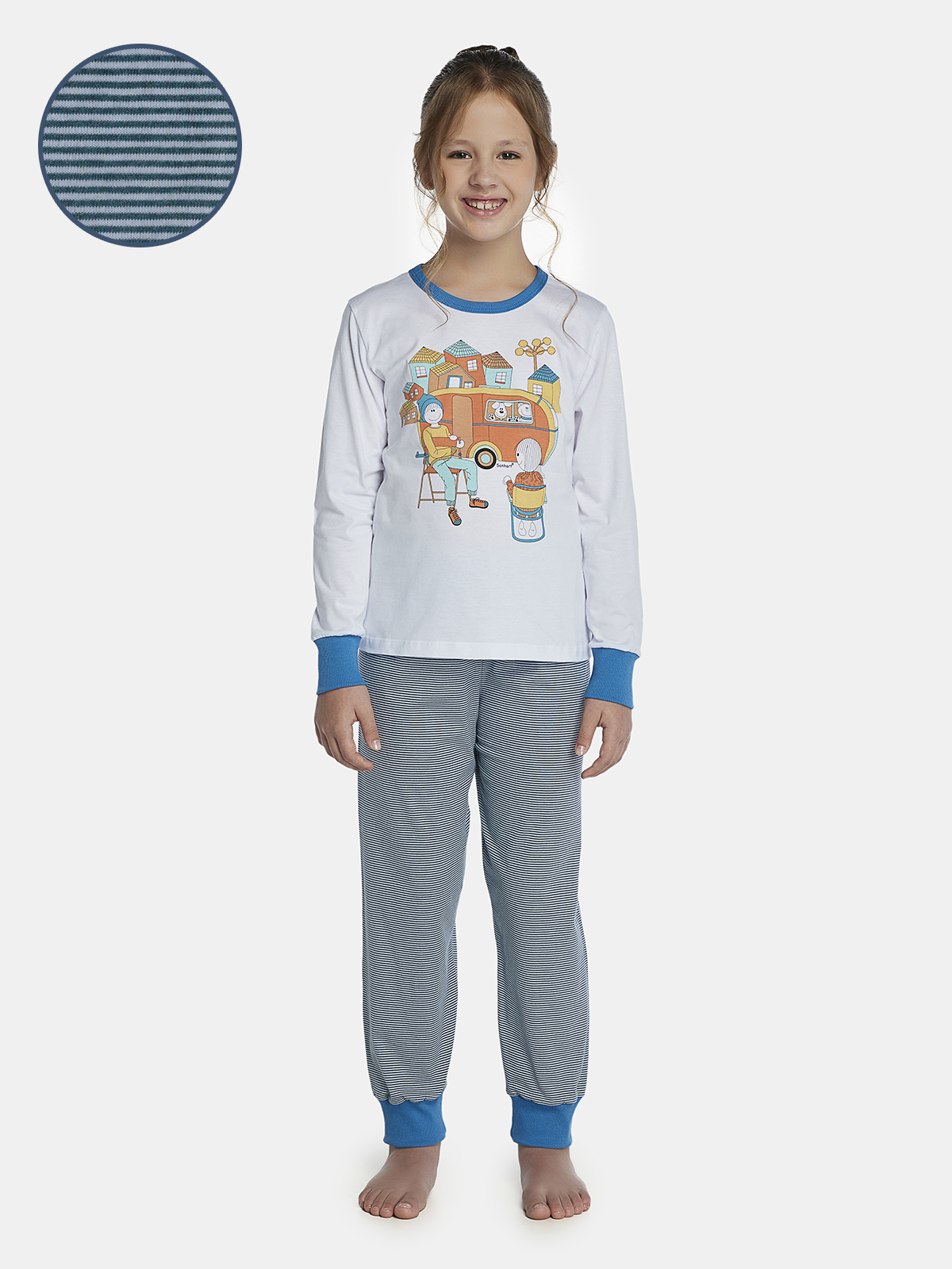 Conjunto camisete e calça algodão